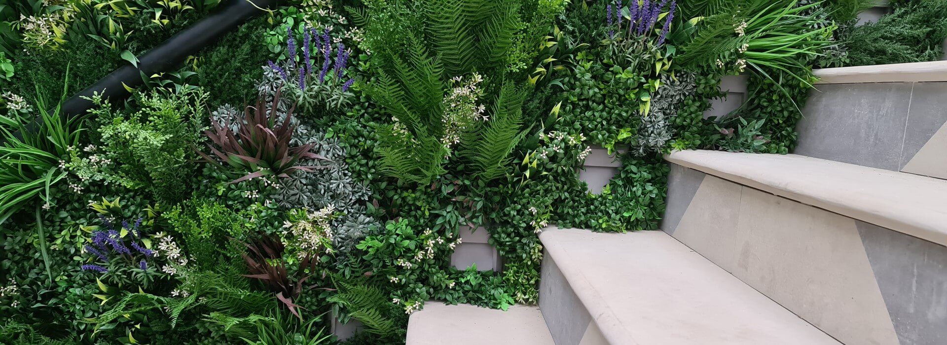 Stairway Green Wall