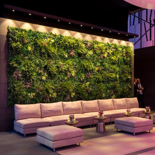 Vanity Fair luxury fake indoor living wall