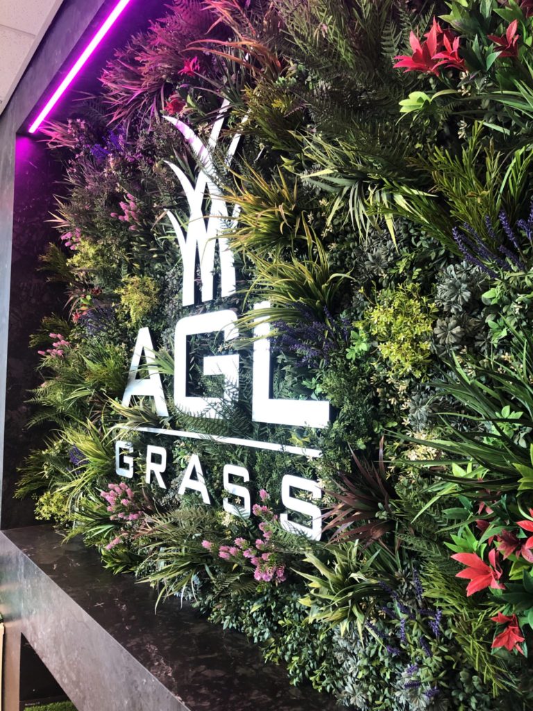 Showroom Green Wall in Toronto, Canada