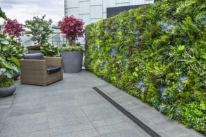 Privacy Screening Ideas: Artificial Living Green Vertical Screen Panels