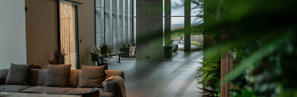 Artificial Living Walls In A Hospitality Setting, Hotel Geysir, Iceland