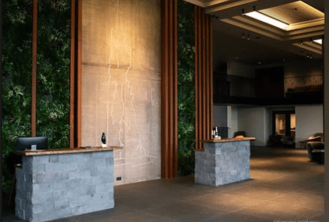 Artificial Living Walls In A Hospitality Setting, Hotel Geysir, Iceland