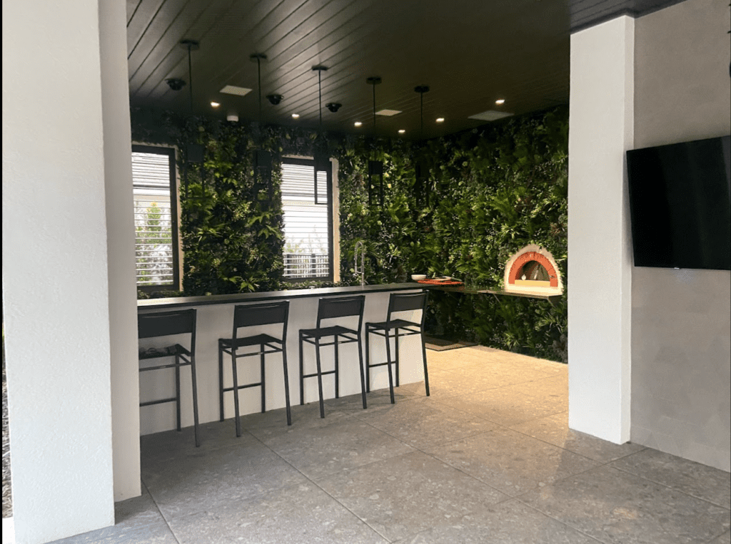 Residential Artificial Green Wall, Florida