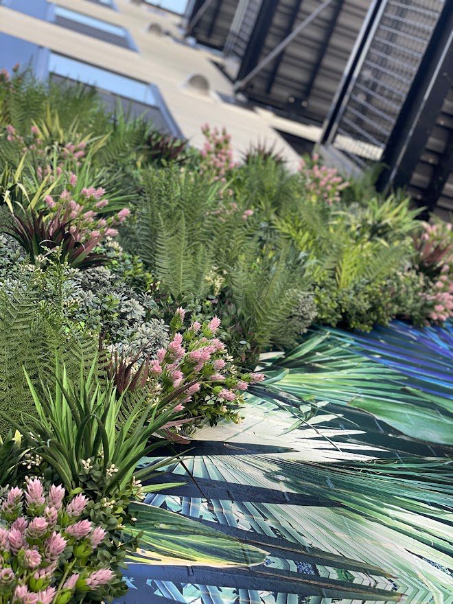 Artificial Green Wall In A Multi-Family Complex