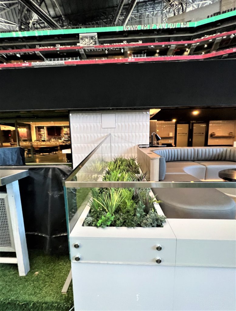 Artificial Plant Installation at Mercedes Benz Stadium in Atlanta, Georgia