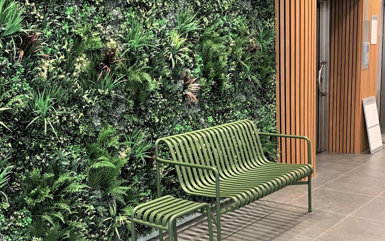 Artificial Green wall in Sweden